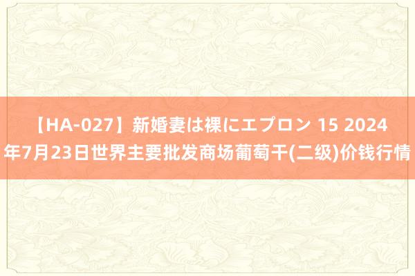 【HA-027】新婚妻は裸にエプロン 15 2024年7月23日世界主要批发商场葡萄干(二级)价钱行情