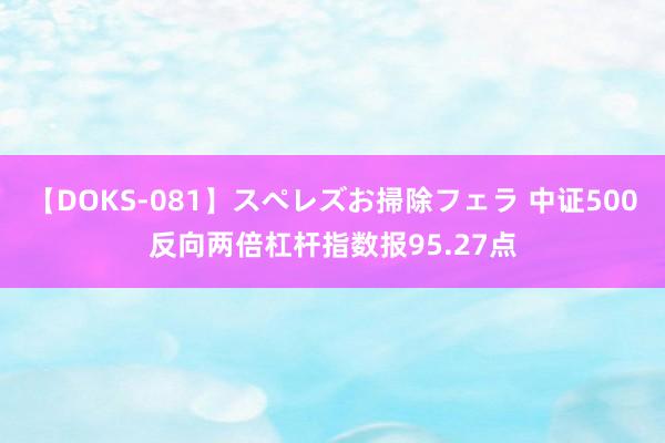 【DOKS-081】スペレズお掃除フェラ 中证500反向两倍杠杆指数报95.27点