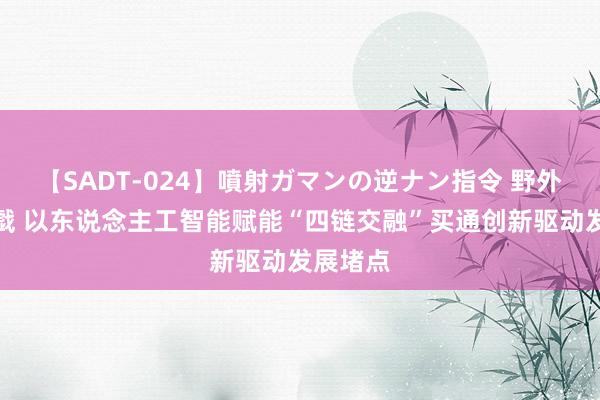 【SADT-024】噴射ガマンの逆ナン指令 野外浣腸悪戯 以东说念主工智能赋能“四链交融”买通创新驱动发展堵点