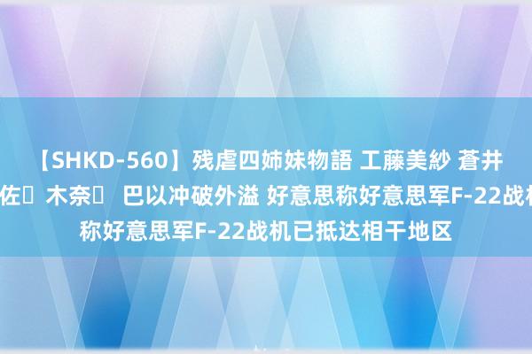 【SHKD-560】残虐四姉妹物語 工藤美紗 蒼井さくら 中谷美結 佐々木奈々 巴以冲破外溢 好意思称好意思军F-22战机已抵达相干地区