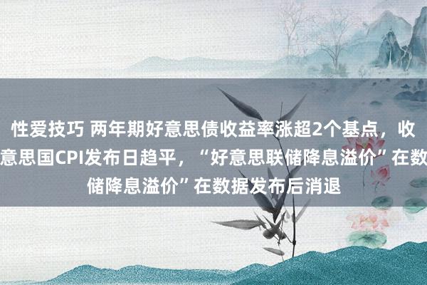 性爱技巧 两年期好意思债收益率涨超2个基点，收益率弧线在好意思国CPI发布日趋平，“好意思联储降息溢价”在数据发布后消退